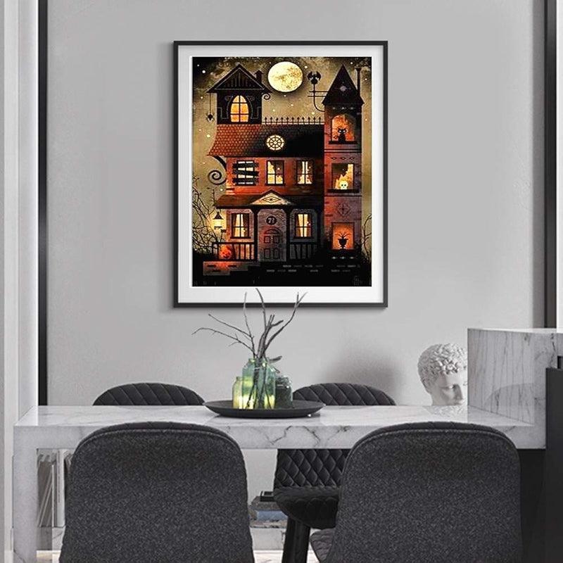 Paint By Numbers Halloween DIY Kit Canvas Art For All Skill Levels