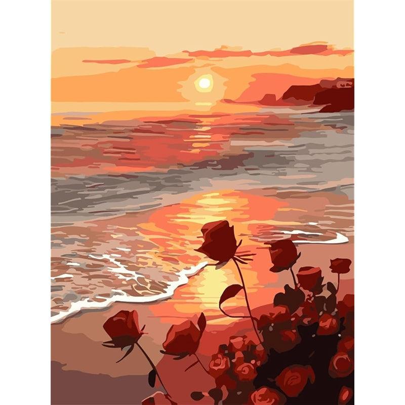 Paint By Number Kit For Adults And Beginners Cat Flowers