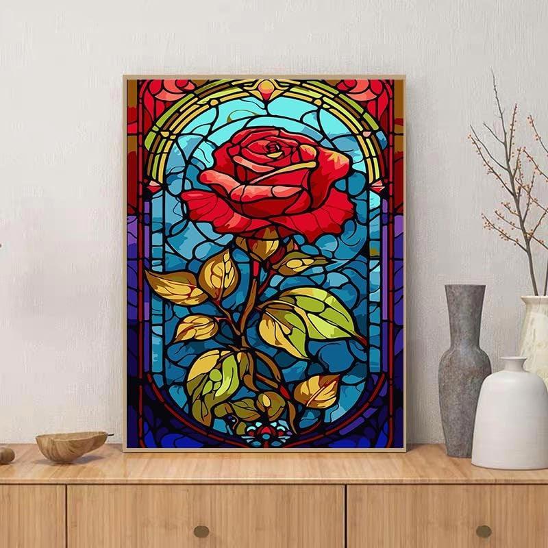 Paint By Number Kit For Adults And Beginners Cat Flowers