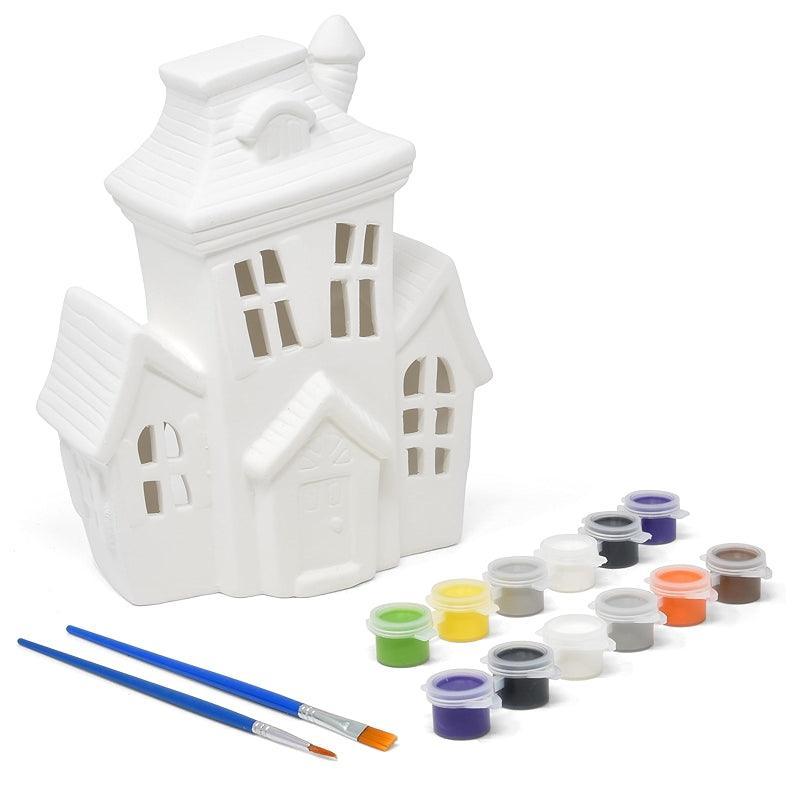 Ceramic Halloween Haunted House Paint Craft Kit