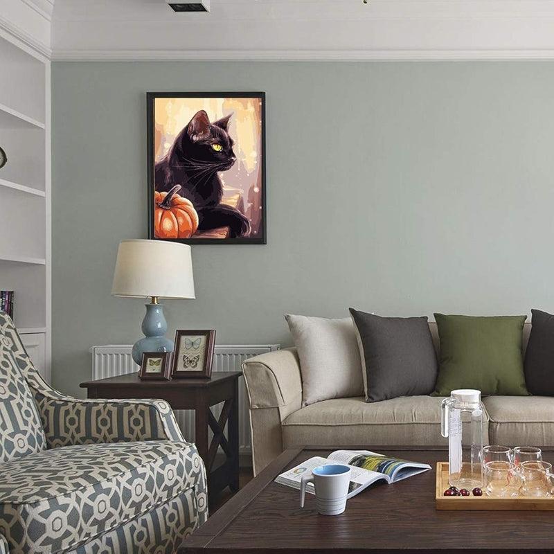 Halloween Paint By Numbers Kit Pumpkin Design