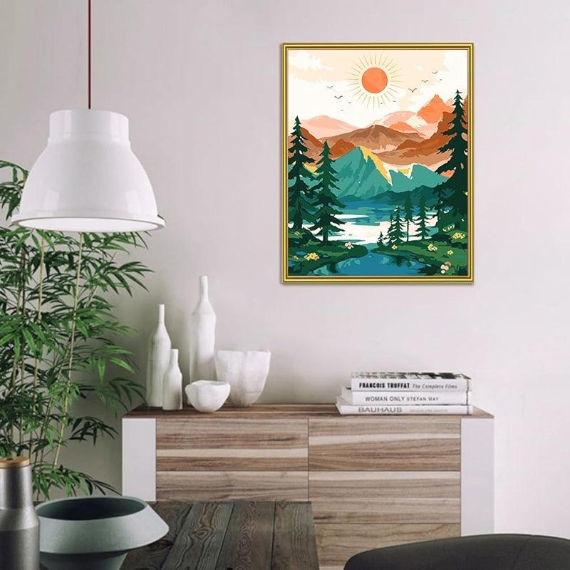 Paint By Numbers Kit Black Cat Canvas Art