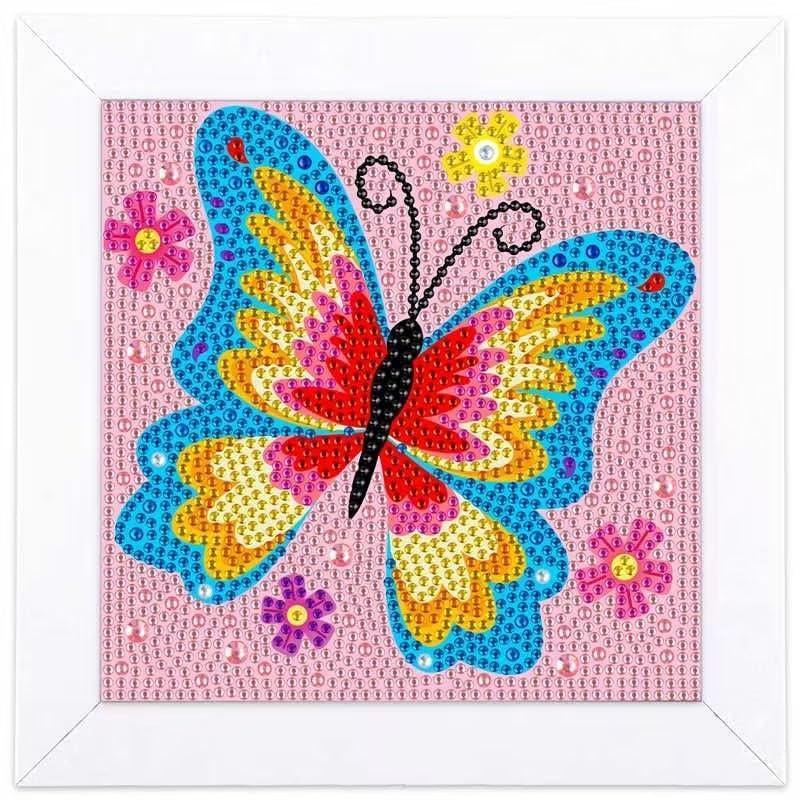 Diamond Art Kit With Wooden Frame For Crafting