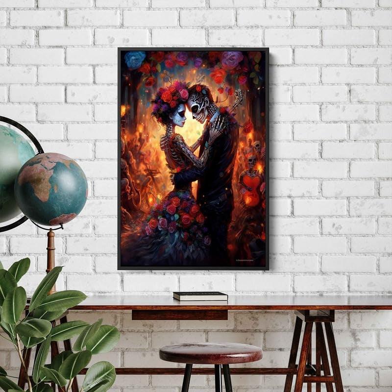 Complete Adult Paint By Numbers Kit With Canvas And Acrylic Paints