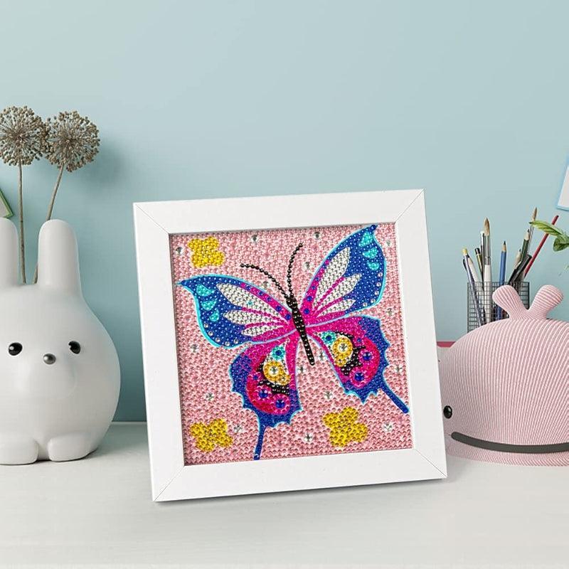 Diamond Art Kit With Wooden Frame For Crafting