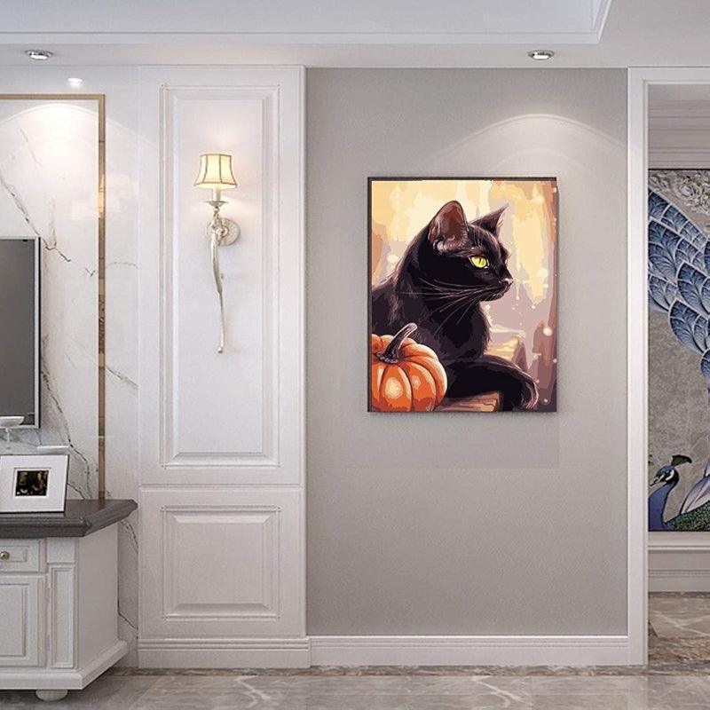 Halloween Paint By Numbers Kit Pumpkin Design