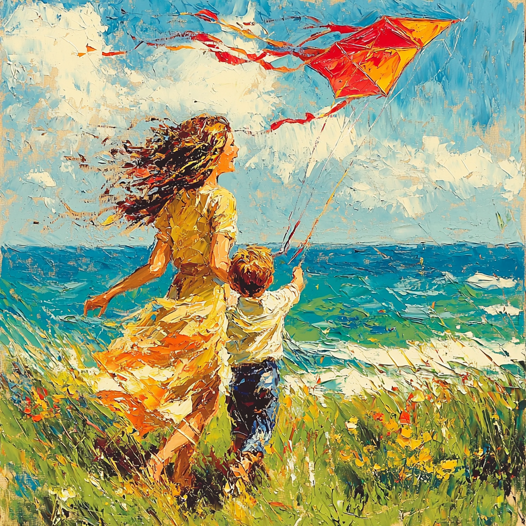 Breezes Of Laughter Painting By Numbers Kit