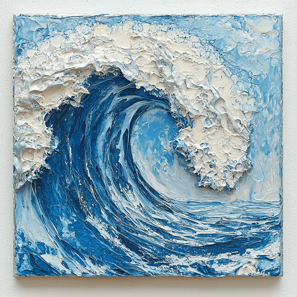 Michelangelo Inspired Stones Of The Ancient Waves Paint By Numbers Art