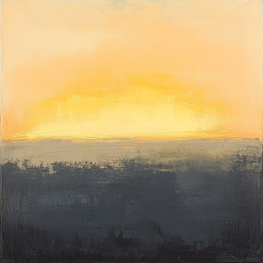 Mark Rothko Inspired Dawn Over Silent Nebula painting number kit