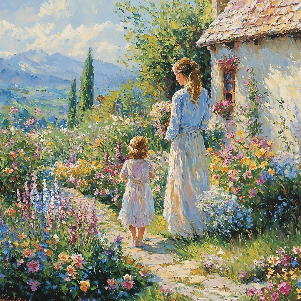 Through A Mother's Eyes Paint By Numbers