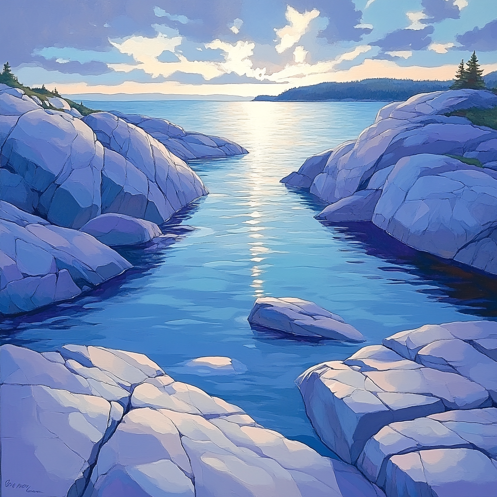 Franklin Carmichael Inspired Crystal Evening On The Canadian Shield Paint by numbers art