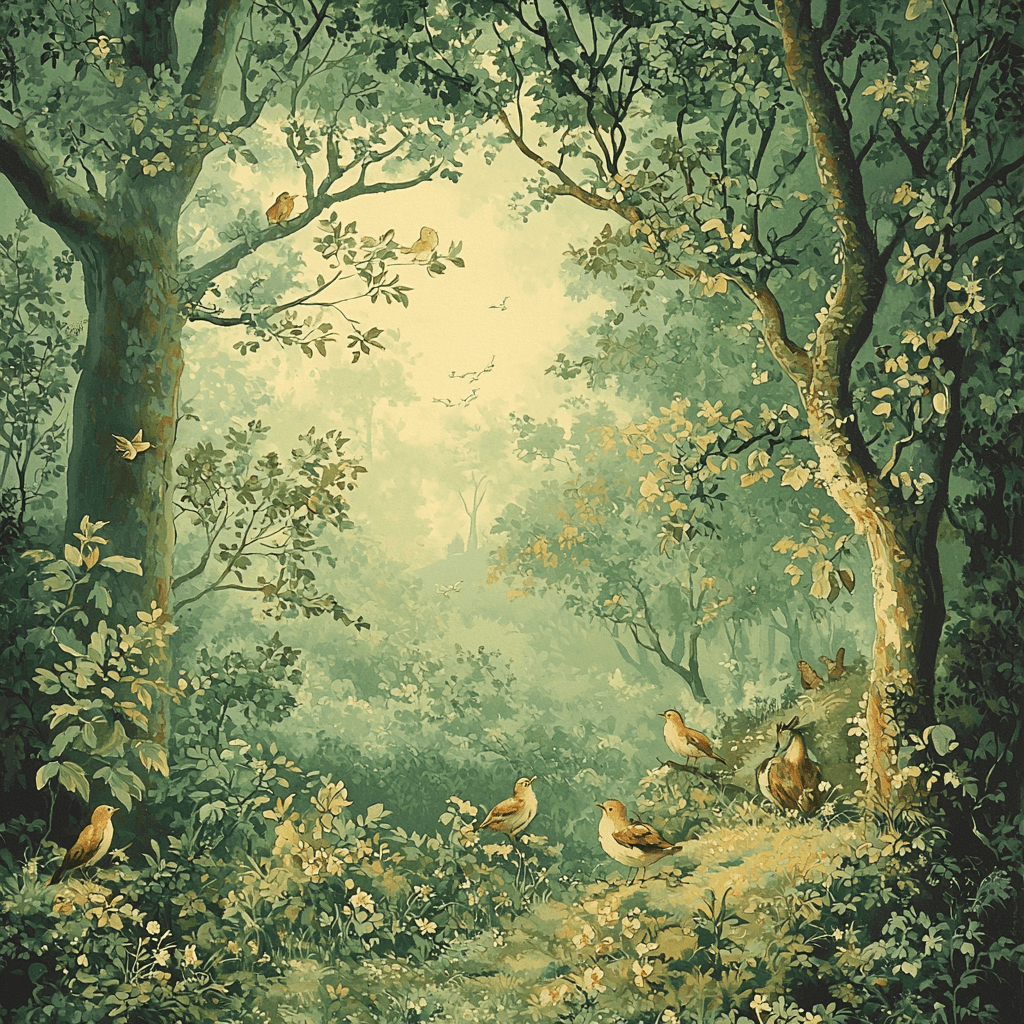 Rackham Inspired Fanciful Forests Paint By Color