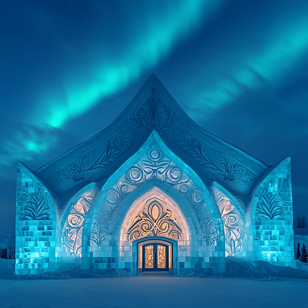 Ice Hotel - Jukkasjarvi Numbered Painting Kits