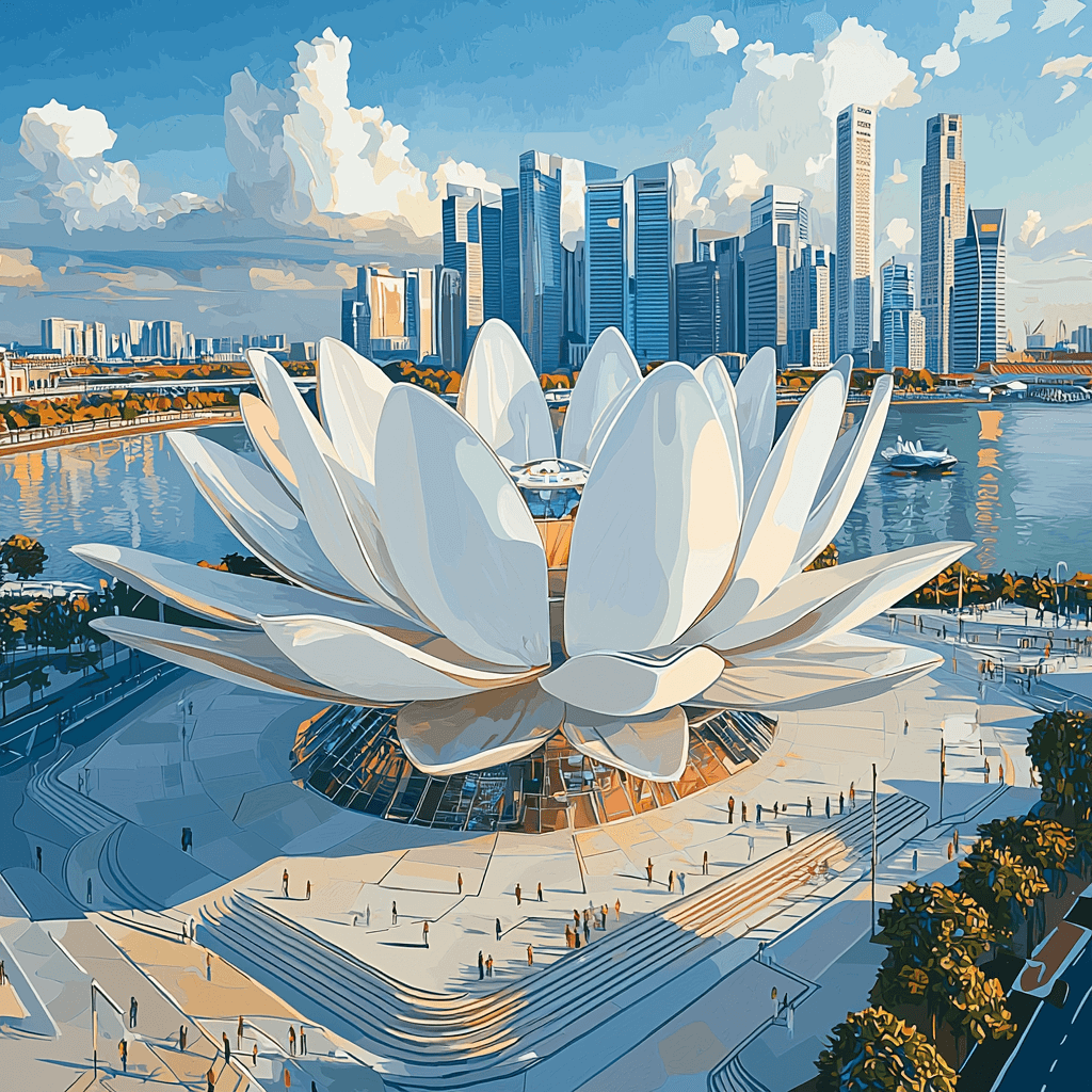 Art Science Museum - Singapore Painting Number Kit