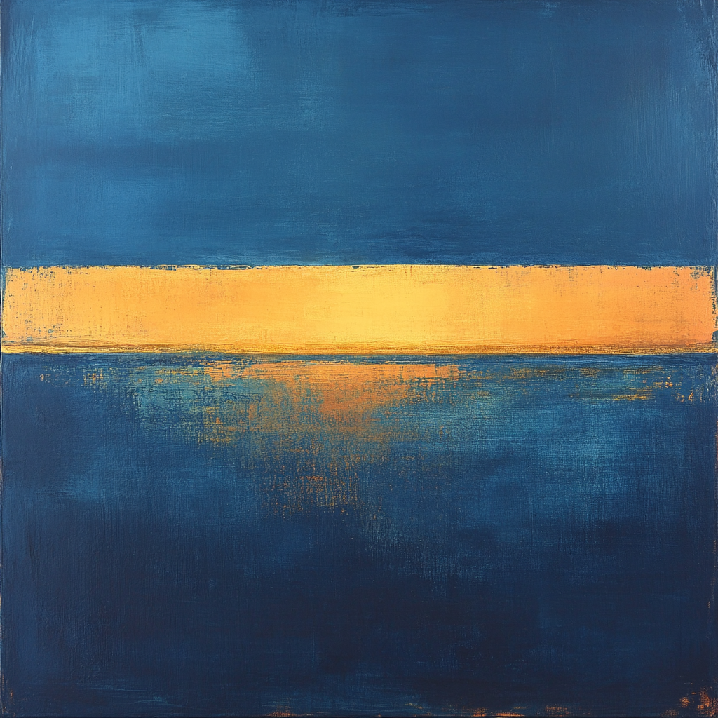 Rothko Inspired Cosmic Field Numbered painting kits