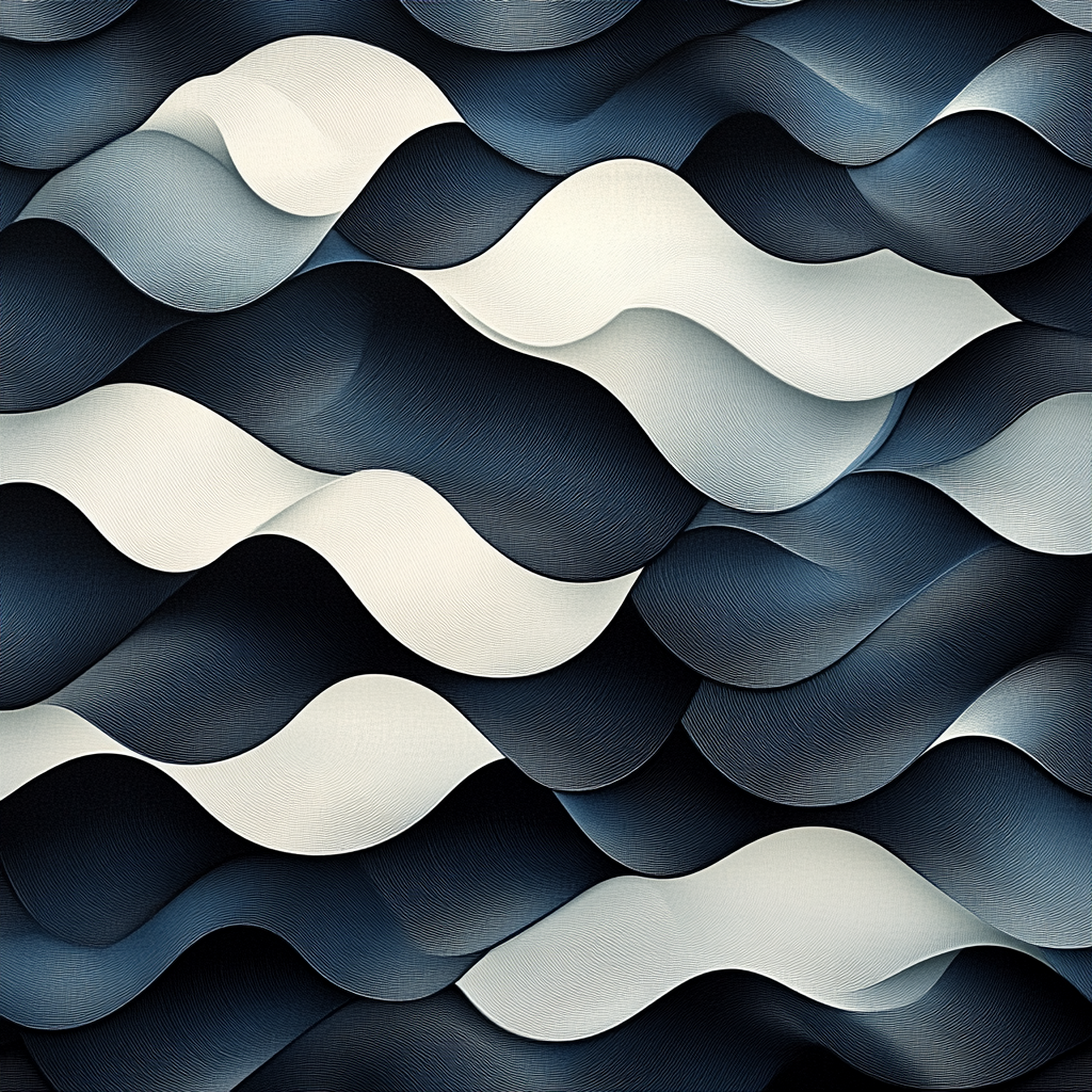 M.C. Escher Inspired Recursive Ocean Of Patterns Number painting