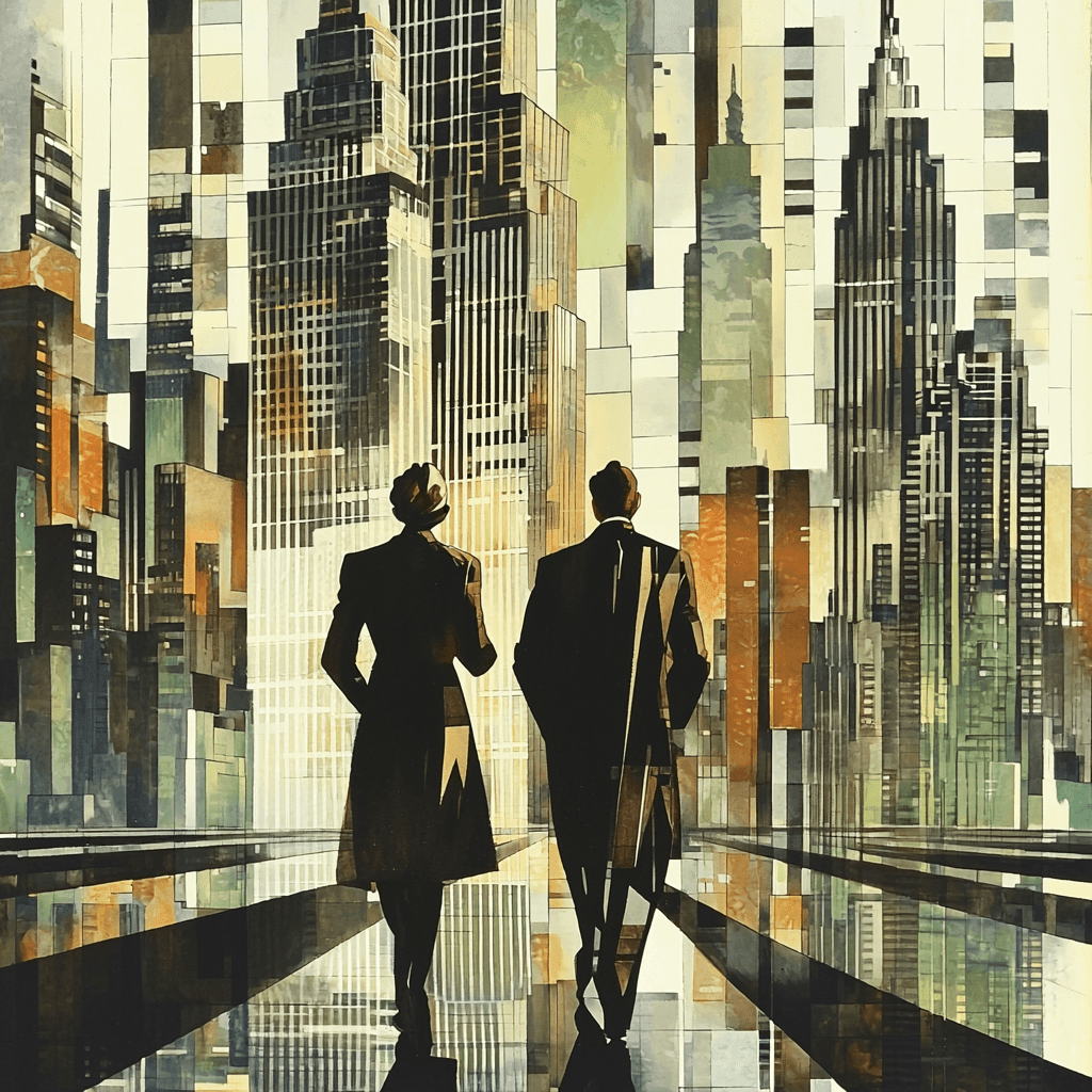 Tamara De Lempicka Inspired Art Deco Metropolis Awakens Paint By Numbers Kits