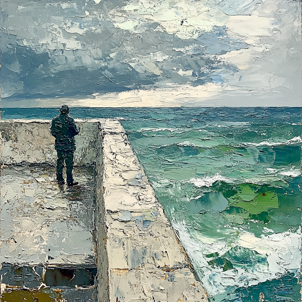 Winslow Homer Inspired Storm Watch Paint by numbers kits