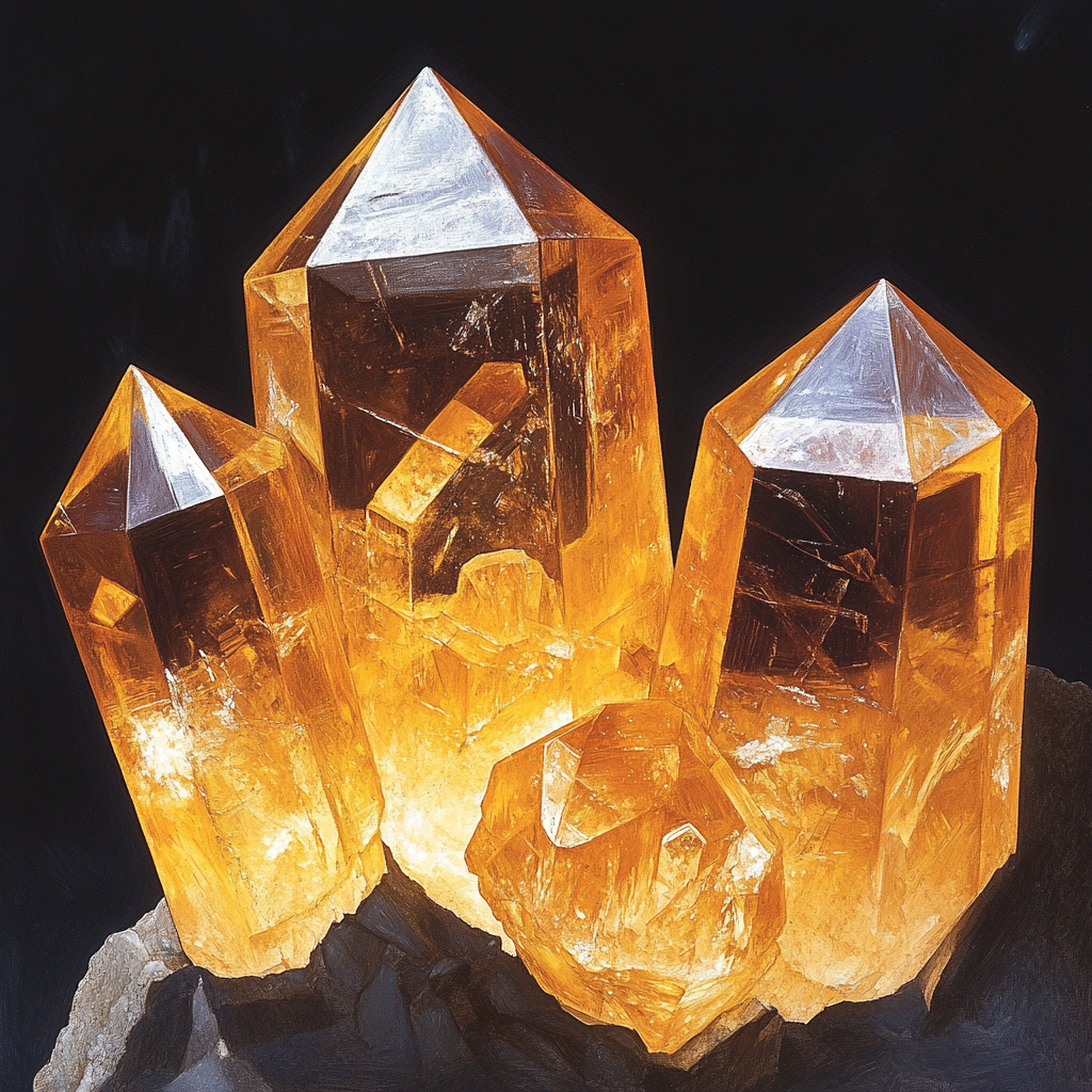 Caravaggio Inspired Amber Quartz Painting by numbers kit