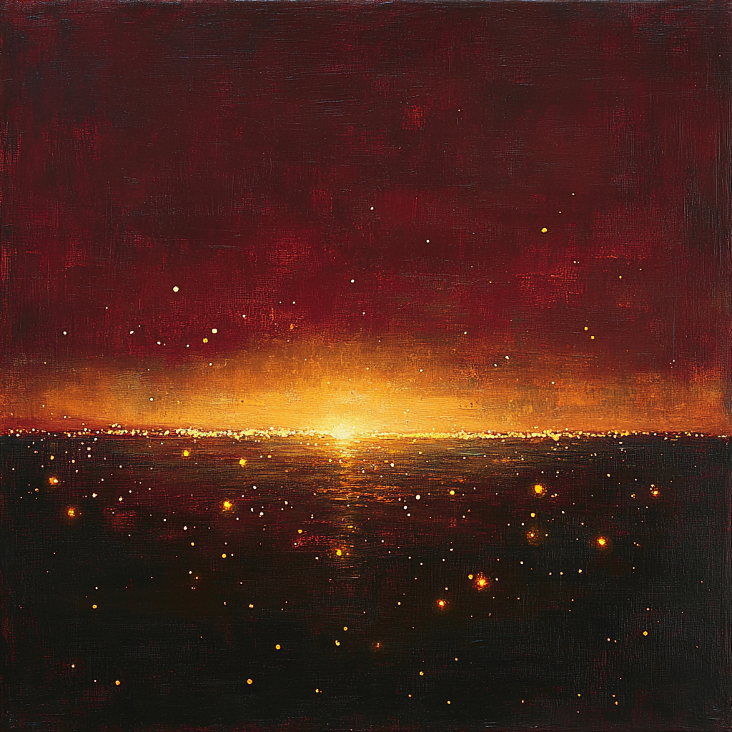 Edgar Degas Inspired Evening Embers Paint by numbers kits