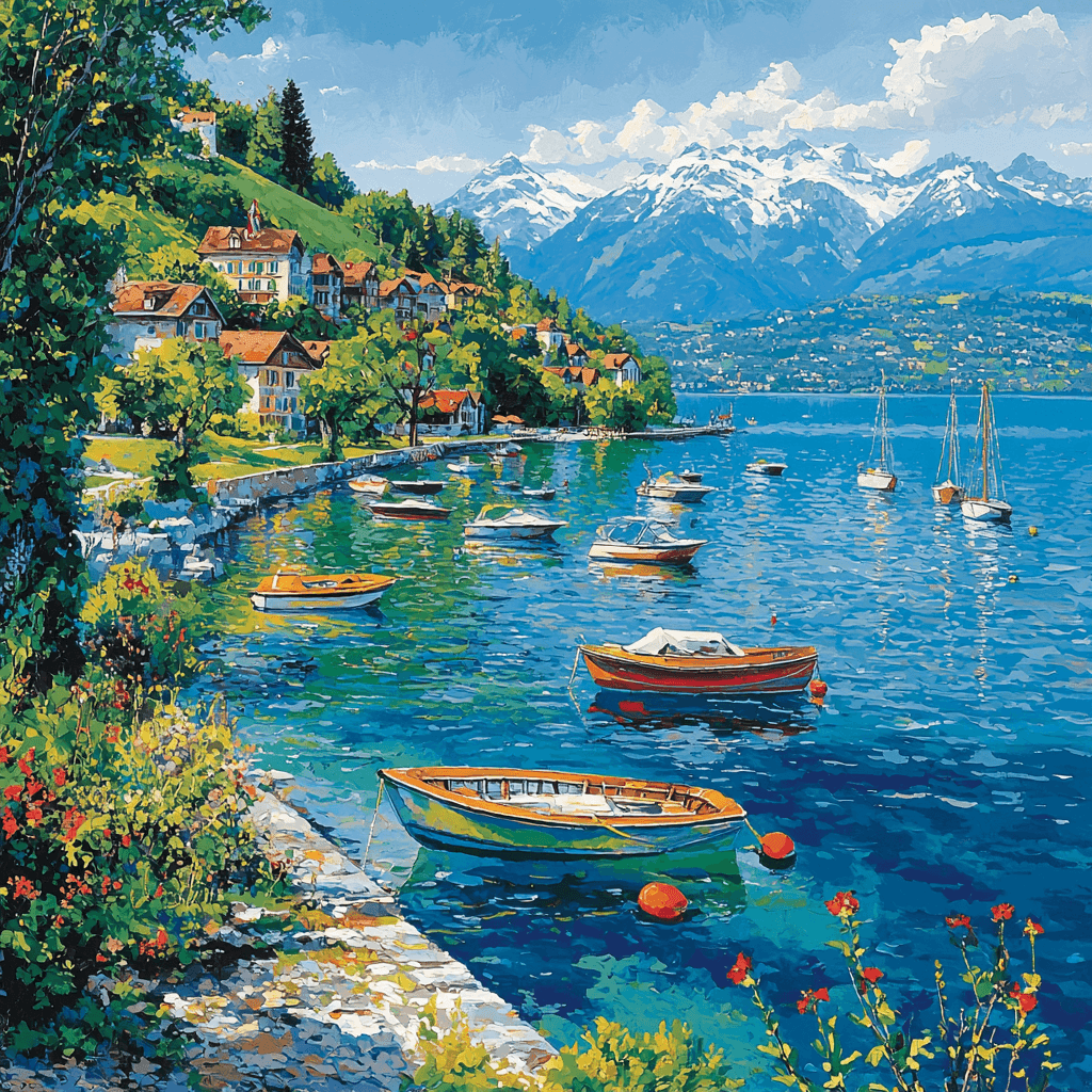 Lake Geneva Paint By Number