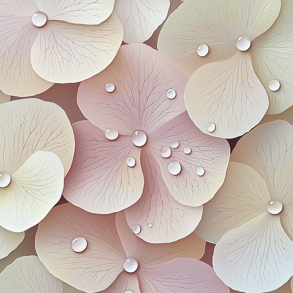 Leonardo Da Vinci Inspired Harmony Of Petals And Dew Paint By Numbers Kits