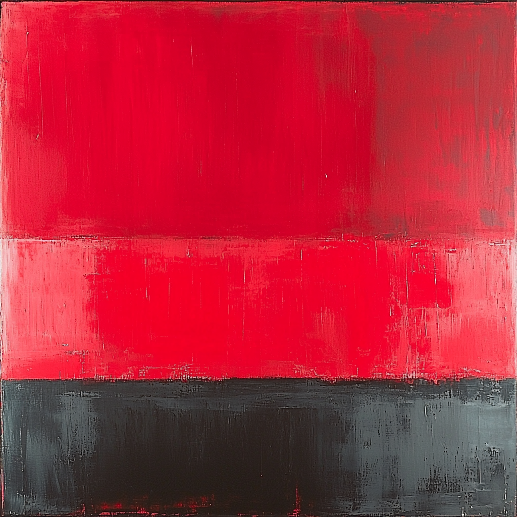 Mark Rothko Inspired Temporal Echoes Numbered Painting Kits