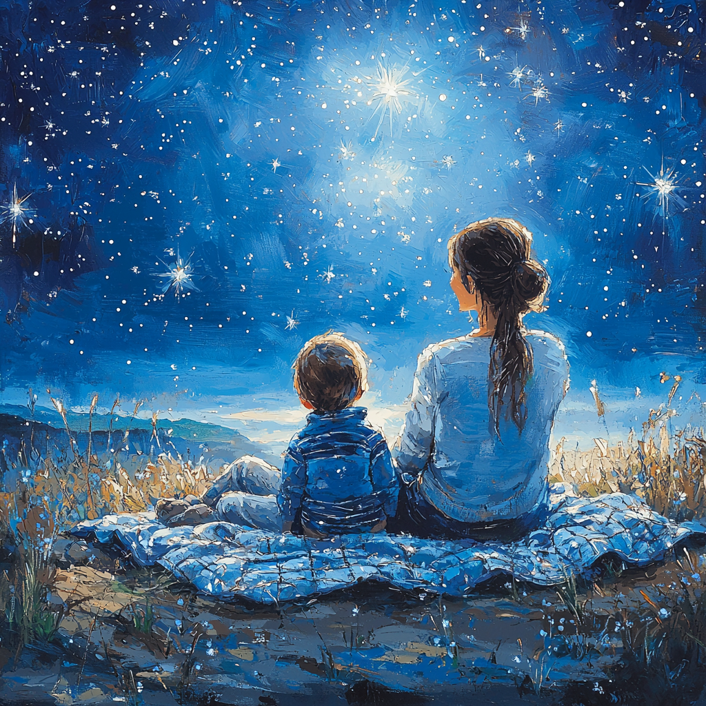 Mommy's Magical Night Number Painting