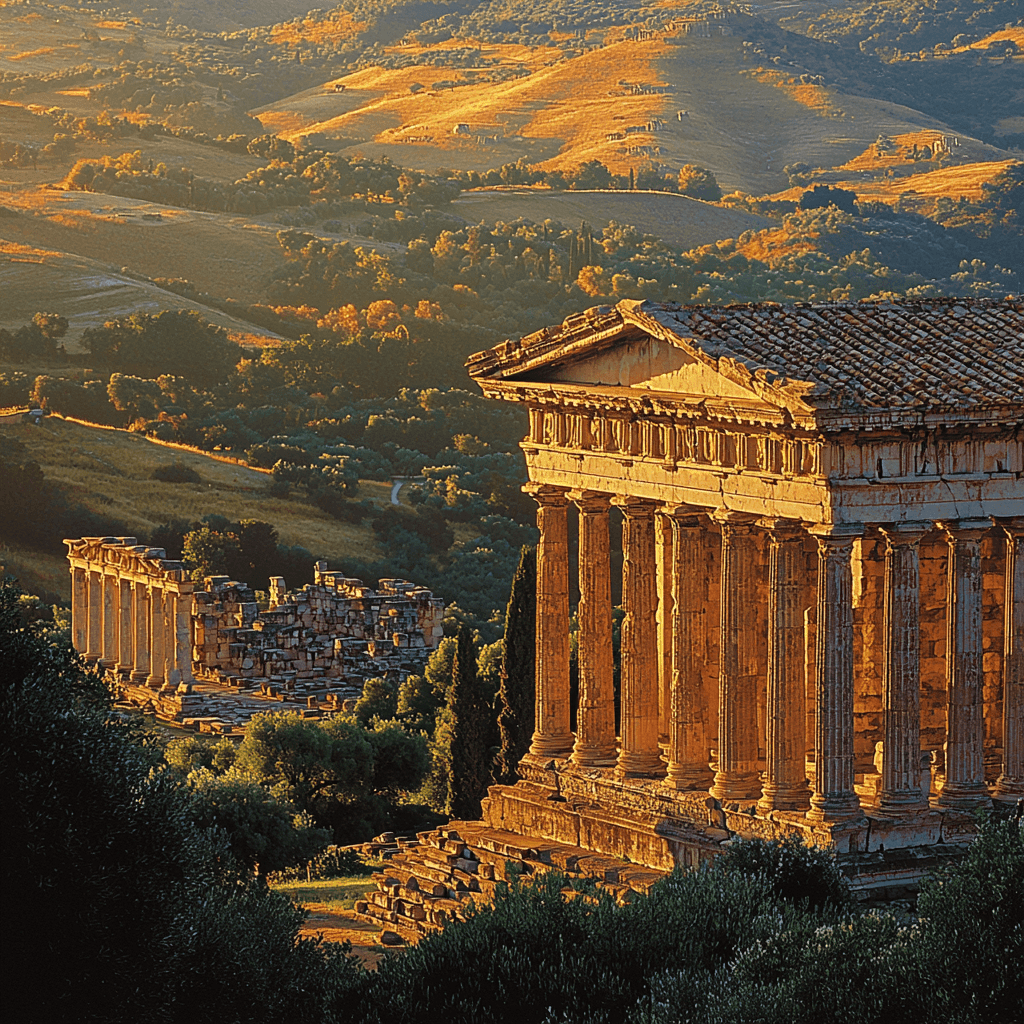 Sicily’s Valley Of The Temples Paint By Number