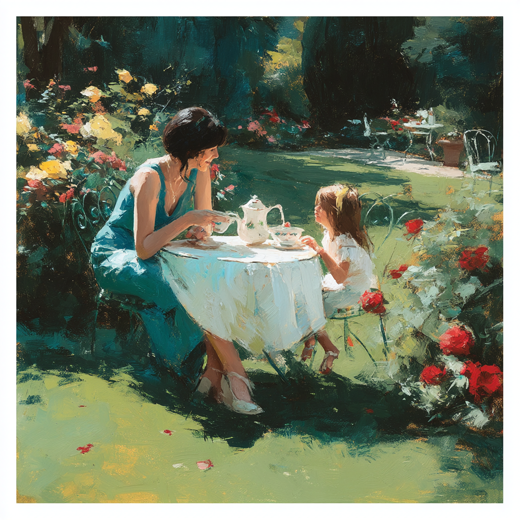 Breezy Garden Tea Paint By Color