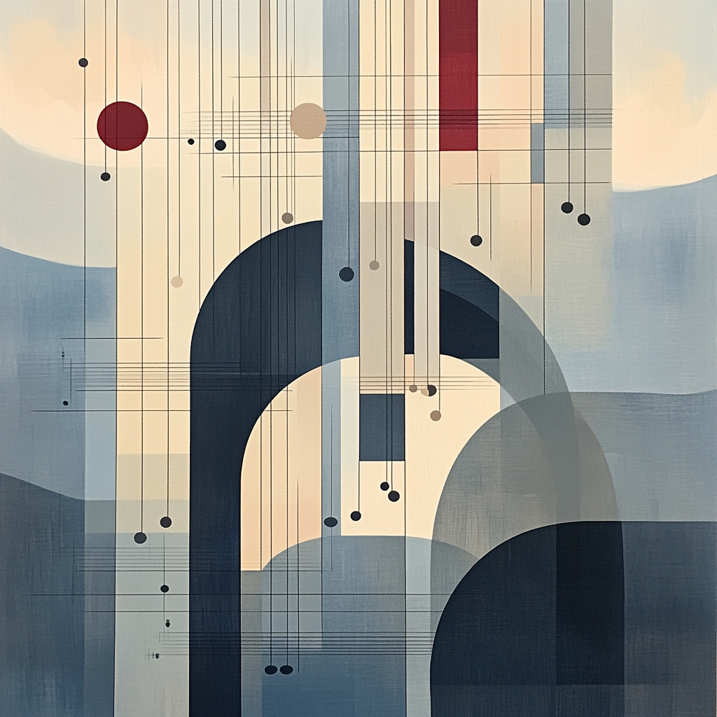 Paul Klee Inspired Acoustic Landscape painting number kit