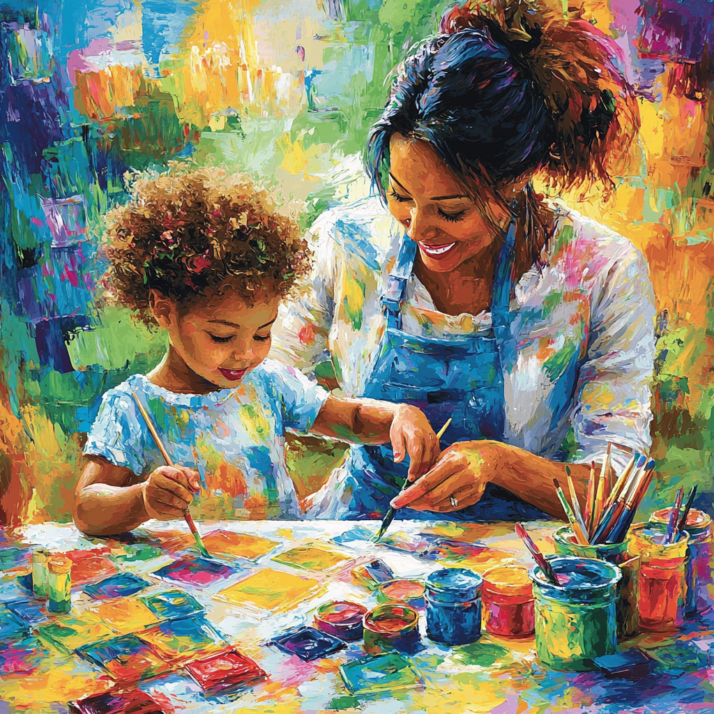 Moms Make The World Go Round Paint By Number