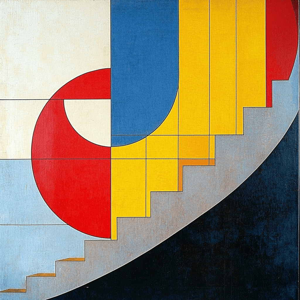 Wassily Kandinsky Inspired Bauhaus Geometry DIY Paint By Numbers