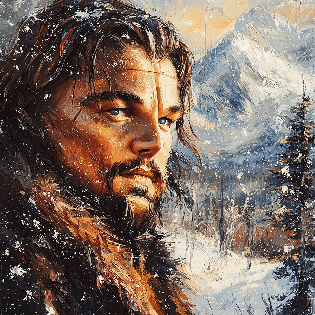 Leonardo DiCaprio: The Pursuit Of Passionate Dreams Number Painting
