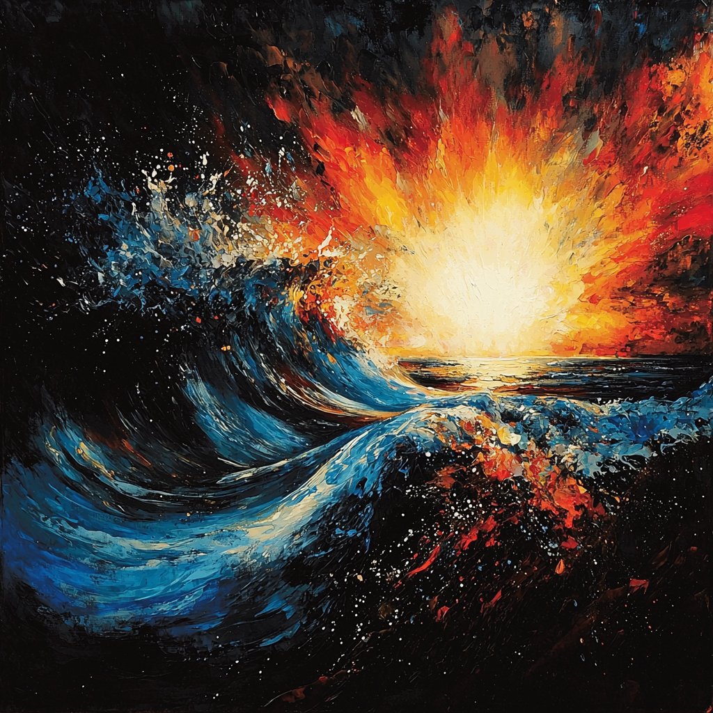 Caravaggio Inspired Fury Of The Elements DIY Paint By Numbers