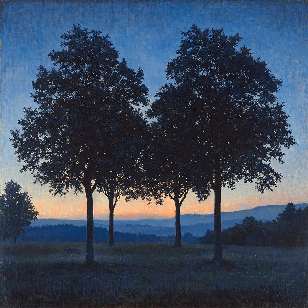 Caspar David Friedrich Inspired Wilderness Twilight DIY Paint By Numbers