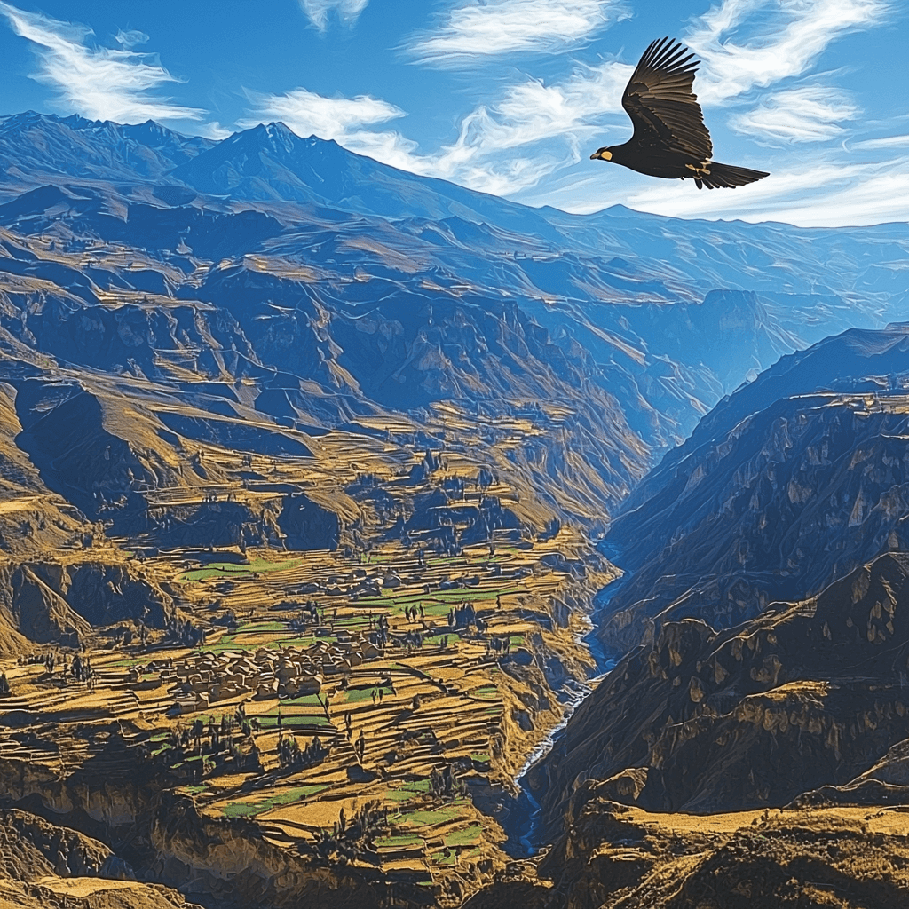 Colca Canyon - Peru Number Painting