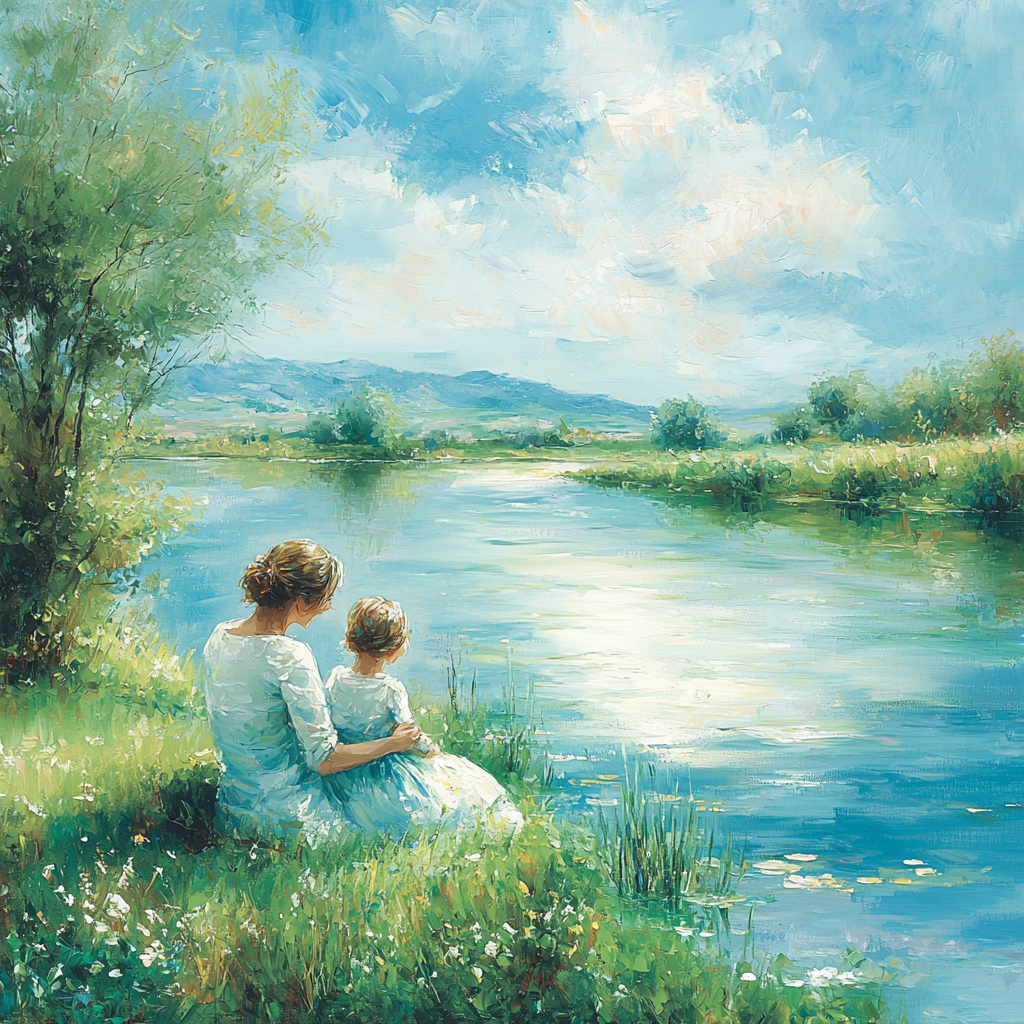 Lakeside Love Story DIY Paint By Numbers