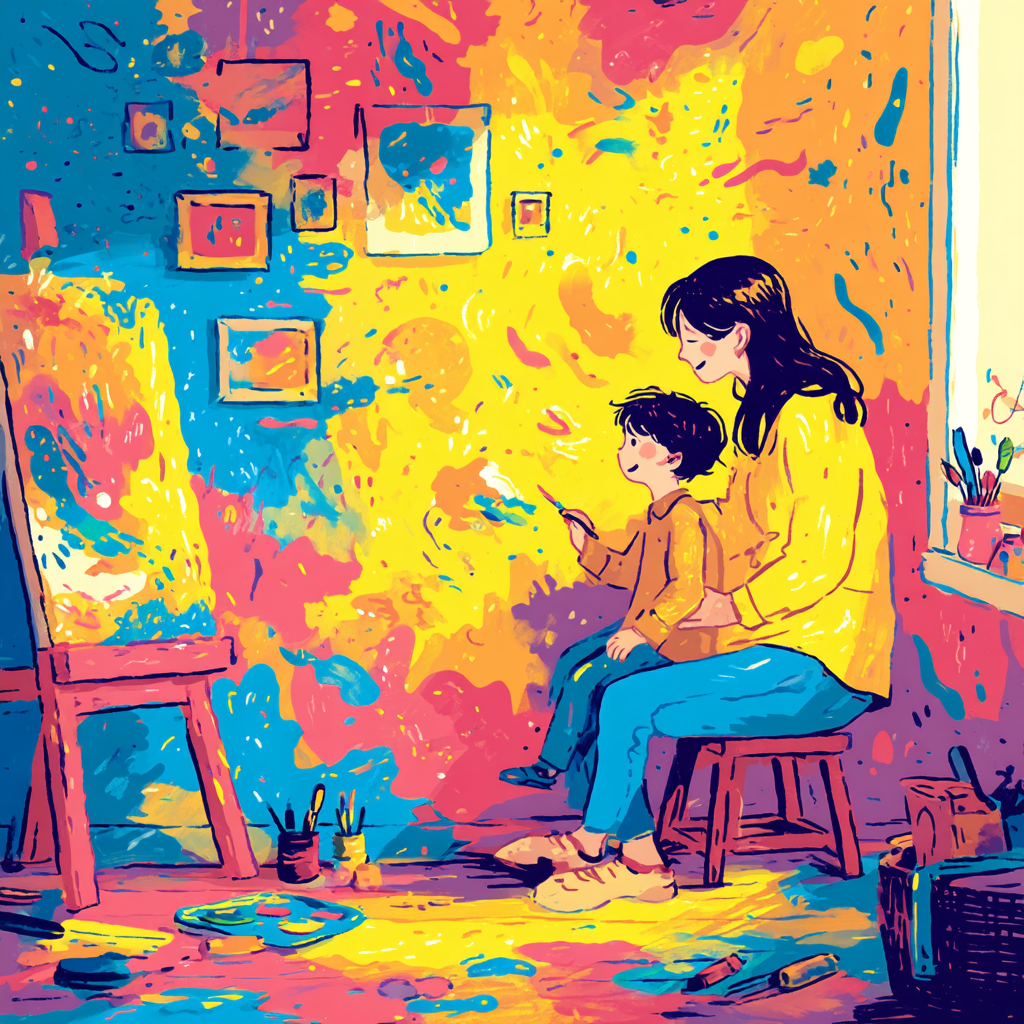 A Day Of Art And Joy Paint By Number