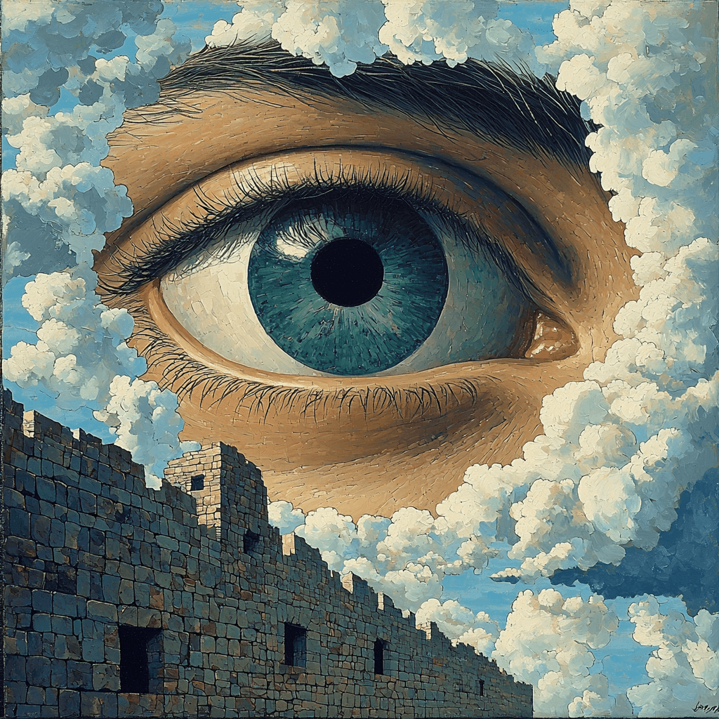 René Magritte Inspired Playful Paradox Paint By Numbers Art