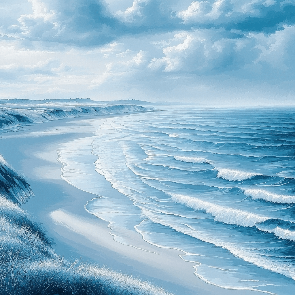 J.M.W. Turner Inspired Dreamy Oceanscape Number Painting