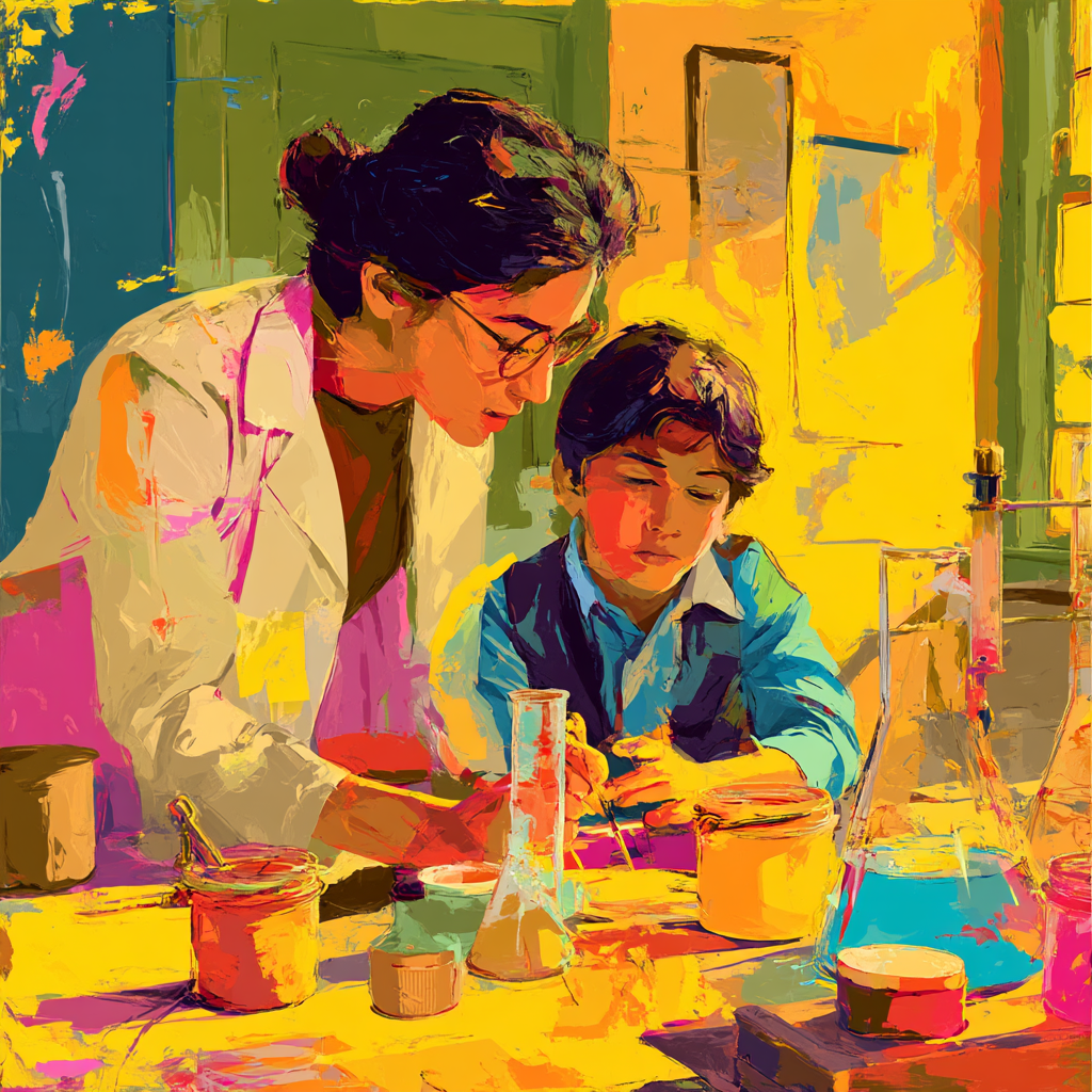 Mommy's Little Scientist Painting By Numbers Kit