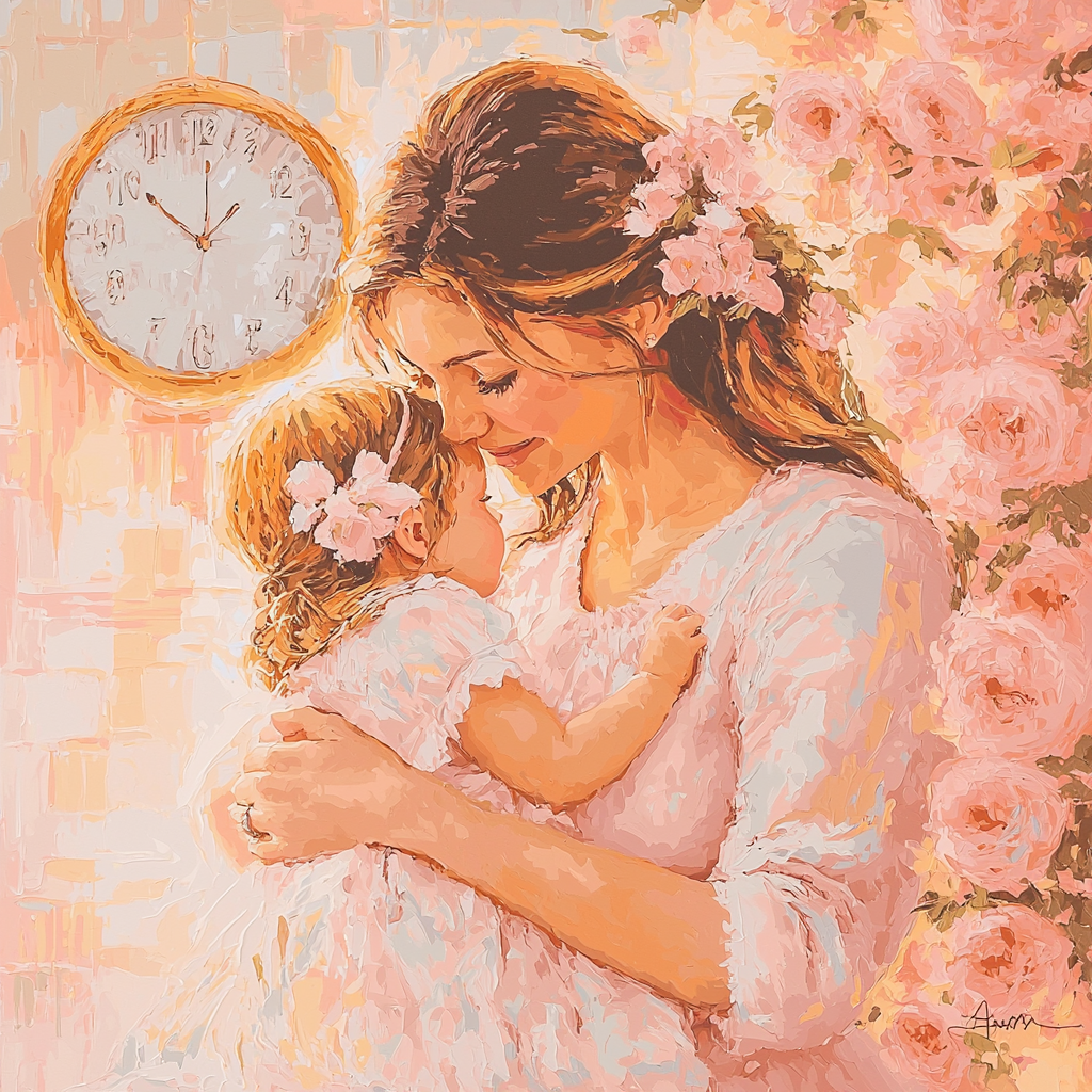 A Mother’s Embrace Paint By Color