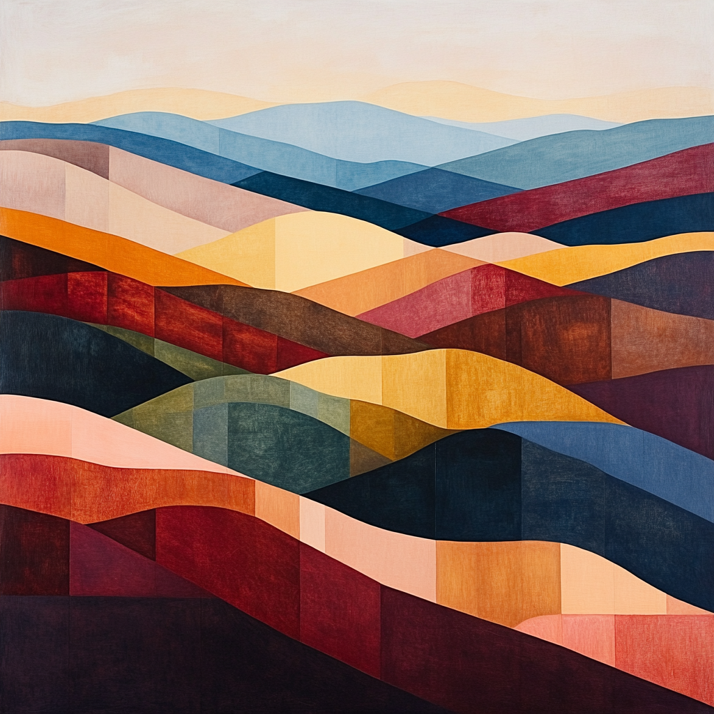 Paul Klee Inspired Silent Terraces Of Dusk Paint by numbers kits