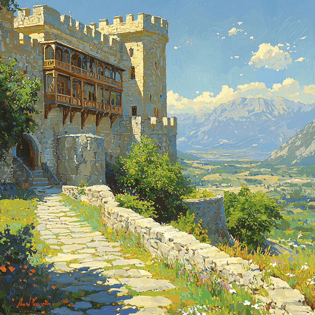 Gjirokaster Castle Paint By Color