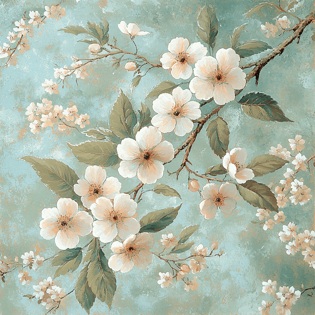 Leonardo Da Vinci Inspired Symphony Of Blossoms DIY Paint By Numbers