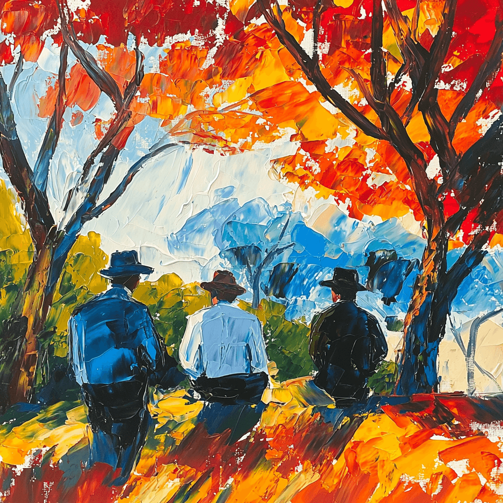 Pablo Picasso Inspired Friends In Nature Paint By Numbers