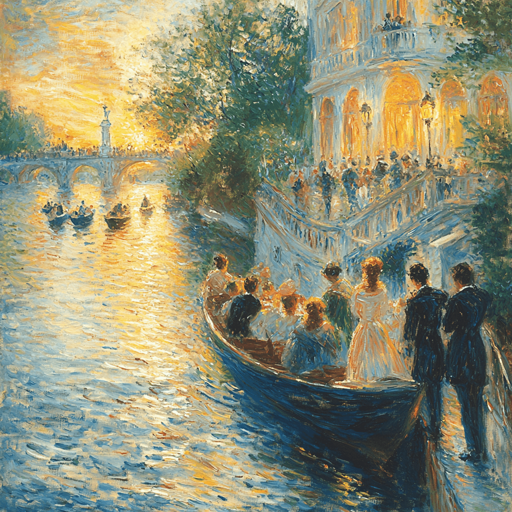Pierre-Auguste Renoir Inspired Vintage Parisian Stroll Painting By Numbers Kit