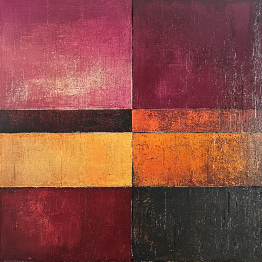 Mark Rothko Inspired Deep Orchard Dusk Paint by numbers art