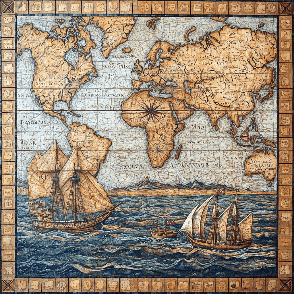 Leonardo Da Vinci Inspired Historical Voyage Paint By Color